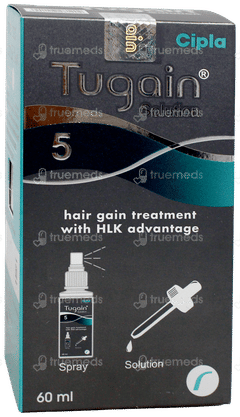 Tugain 5 Spray/Solution 60Ml